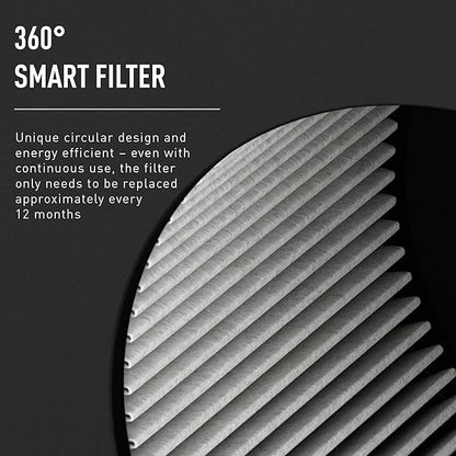IDEAL AP80 PRO Air Purifier, 5-speeds, Covers up to 800 sq.ft., Made in Germany