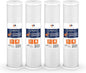 Aquaboon Carbon Water Filter Replacement - 5 Micron 20 x 4.5 inch - Whole House CTO Carbon Block Water Filter Cartridge Compatible with FC25B, EPM-20BB, CB-BB-20, 155783-43, 4 Pack