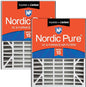 Nordic Pure 20x25x5 (19 3/4 x 24 1/4 x 4 7/8) Air Bear Air Filter Replacement MERV 15 Plus Carbon 2 Pack