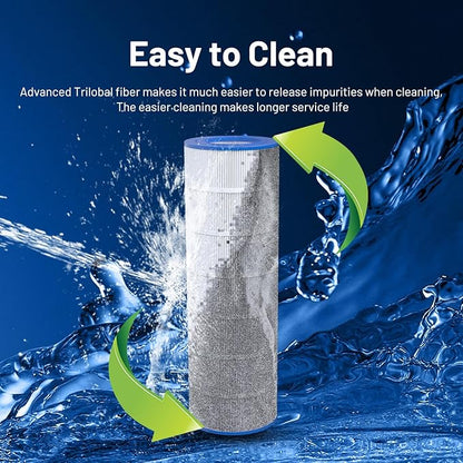 iLiving ILG8CF150A Premium Pool & Spa Filter Cartridge - Industrial-Strength Replacement for Pentair CC150/CCRP150, Unicel C-9415, Filbur FC-0687, Pleatco PAP150 | Fits Major Brands