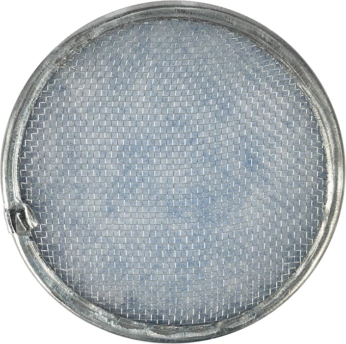 4" Inch Filter Replacement - Round Duct Filter System - G4 Class Filter and Mesh Screen - Dust Collection and Air Purification