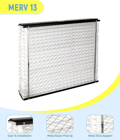 213 Replacement Filter Compatible with AprilAire 1210, 1620, 2210, 2216, 3210, 4200 Whole House Air Purifiers 20x25x4 Inches MERV 13 Furnace Filter,2-Pack