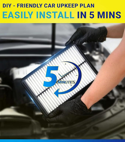 Engine cabin Air Filter Set for CX-5 CX5 (2013-2024) 2.0L/2.5L Gas (NOT TURBO) Naturally Aspirated, for Mazda 3 (2014-18), for Mazda 6 (2014-21) 2.5L Not Turbo, KD4561J6X, PE07133A0A