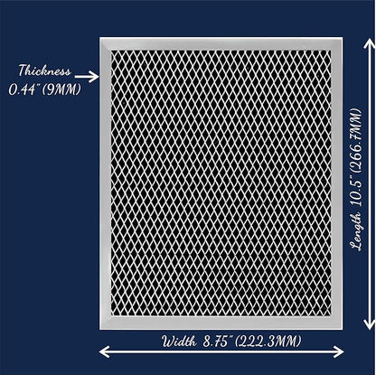 97007696 Range Hood Filter 41F Stove Vent Hood Filters for Kitchen Range Hood Filter Replacement Grease Mesh Charcoal Carbon Oven Vent Hood Filters by Size 10.5" x 8.75"