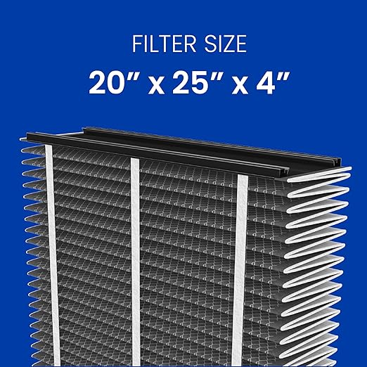 AprilAire 213CBN Replacement Filter for AprilAire Whole House Air Purifiers - MERV 13 with Carbon, Healthy Home Allergy + Odor Reduction, 20x25x4 Air Filter (Pack of 2)
