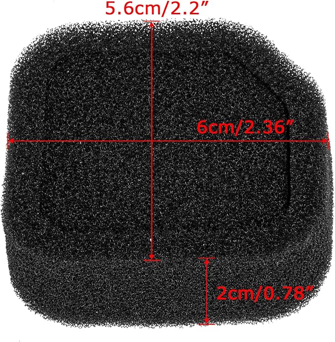 PSLER 2 Pack 5687301 560873001 901590001 Replacement Air Filter Fit for Trimmer Leaf Blower Vacuum Chainsaw Tiller RY251PH RY254BC RY25AXB RY30020 RY30020A BM254BV RY08510 RY08544 RY08548