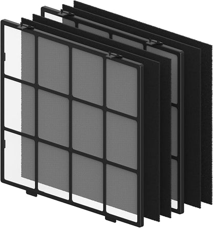 AP-1512HH Washable Pre-filter Set for Coway Airmega AP-1512HH and Airmega 200M Purifier, Includes 2 Washable Pre-filter and 4 Odor Eliminator Carbon Pre Filter