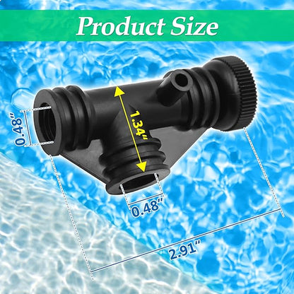 154689 Air Bleeder Assembly Replacement for Triton II Pool&SPA Filter Models TR140, TR50, TR60, TR100,Compatible with S7S50, S8S70,Replacement Part, Black