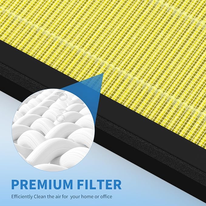 2 Packs G3 Pet Care Replacement Filter Compatible with Ameifu G3, Vewior A3, Tailulu HQZZ-260 Air Cleaner Purifier, 3-in-1 Filter of Premium Filter and Activated Carbon