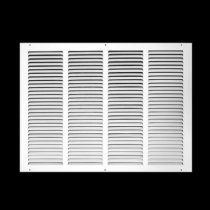 Fits 22x16 Duct Opening | Steel Return Air Grille by Handua | Vent Cover Grill for Sidewall and Ceiling | White | HVAC Cold Air Intake Grille | Outer Dimensions: 23.75"W X 17.75"
