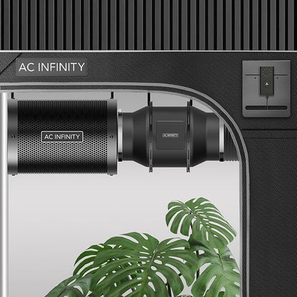 AC Infinity Air Filtration Kit 8”, CLOUDLINE LITE Inline Fan and Carbon Filter Combo, Cooling and Ventilation System for Grow Tents, Hydroponics, Indoor Gardening
