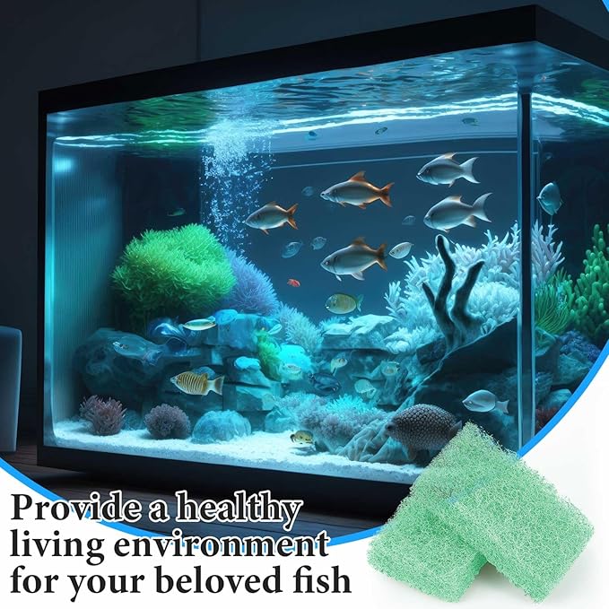 12 Pcs Phosphate Remover Inserts Compatible with Flex/spec/evo, Replacement Aquarium Filter Media for Freshwater and Saltwater Aquariums, Removing and Reducing Phosphate