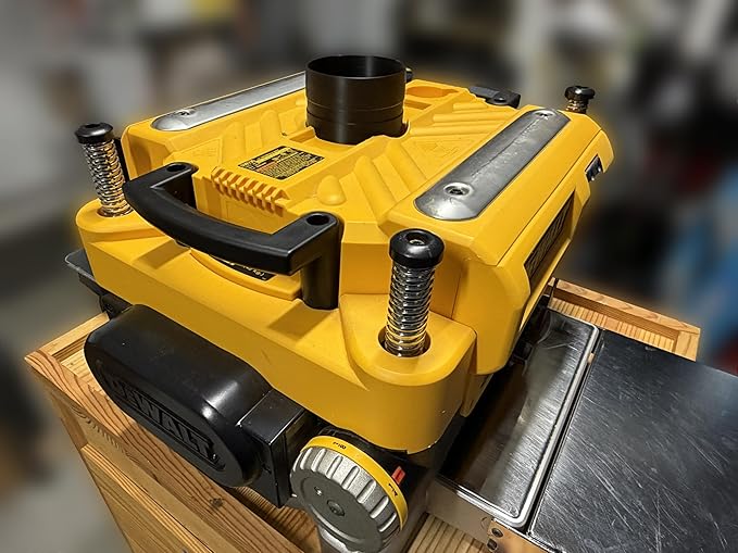 Improved Overhead Dust Port for DeWalt DW735 & DW735X - For 4" Dust Collection Hoses - Made in USA!
