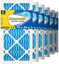 Maycold 10x20x1 MERV 11 Furnace Air Filter (6-Pack), High-Performance HVAC AC Filters for Home Use, Actual Size: 9.70” x 19.70” x 0.75”, Individually Wrapped in Plastic