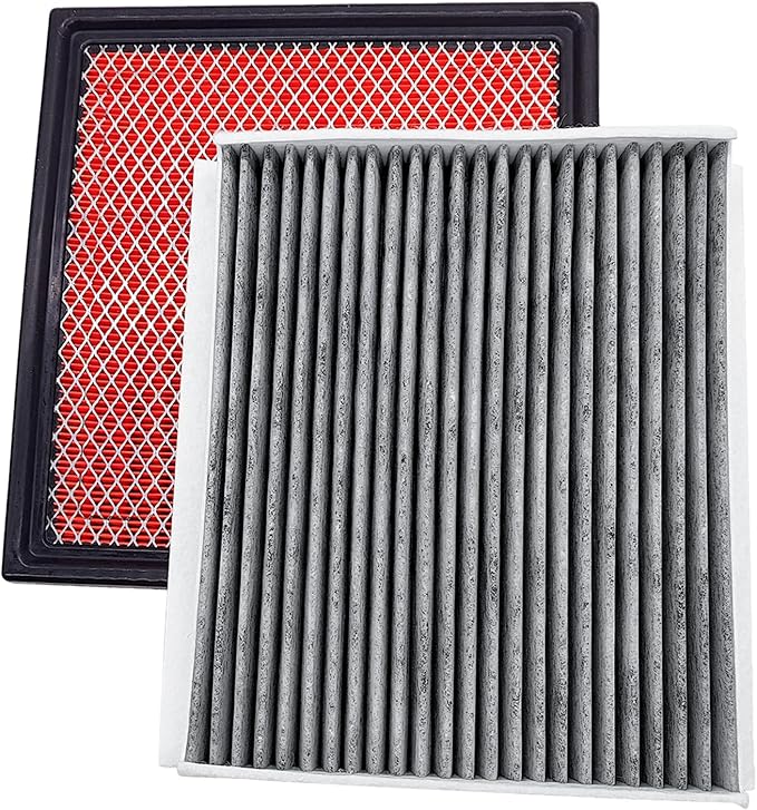 OPBU150-10262 Cabin and Engine Air Filter for Ford Expedition 2018-2024,Ford F-150 2015-2025,Lincoln Navigator 2018-2025.Replacement for CF12150,FL3Z-19N619-A,CA10262,7C3Z-9601-A