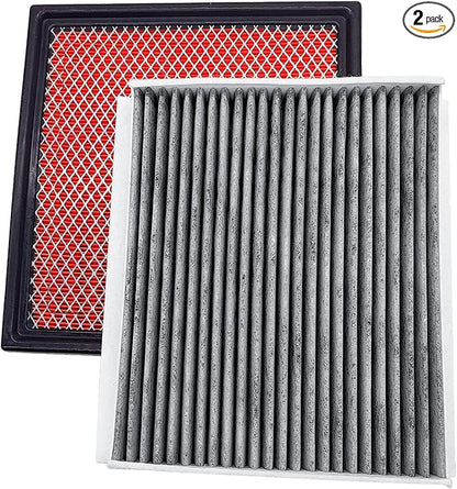 Engine & Cabin Air Filter for F-150 (2015-2023),Navigator(2018-2024),EXPEDITION (2018-2024) (V6-3.5L).Replacement for CF12150,FL3Z-19N619-A,WP10266,CAF1953P,CA10262.