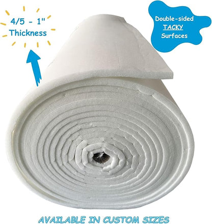 Spray Booth Ceiling Filter, High-Capacity Intake Air Filter for Downdraft Booths (2/case, 57" x 85")