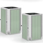 Medify MA-50 Genuine Replacement Filter | for Allergens, Wildfire Smoke, Dust, Odors, Pollen, Pet Dander | 3 in 1 with Pre-filter, H14 HEPA, and Activated Carbon | Removal to 0.1 Microns | 2-Pack