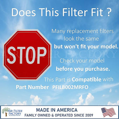Air Filter Factory Grease Filter PFILB002MRFO Replacement For Sharp Microwave 12-Layer Aluminum Grease Filters 4-Pack