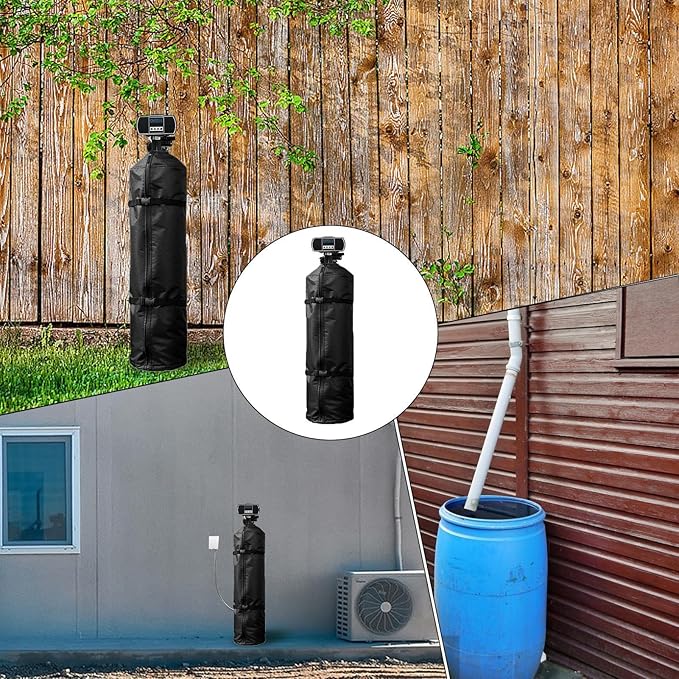 Water Softener Cover – Heavy Duty Tank Protection Fabric, Waterproof Equipment Shield Layer, UV Resistant Outdoor Guard | Water Filter Tank Protector for Home, Weather Defense, Long Term Outdoor Use
