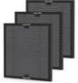 3-pack Activated Carbon Filter Replacement Set Compatible with BlueDri, VEVOR and DriEaz Air Purifiers, for HEPA500 & BD-AS-550 & F301H