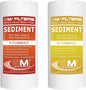Applied Membranes Inc. 2-Stage Whole-House Water Filter System, 1-Micron and 5-Micron 4.5-Inch by 10-Inch Filters