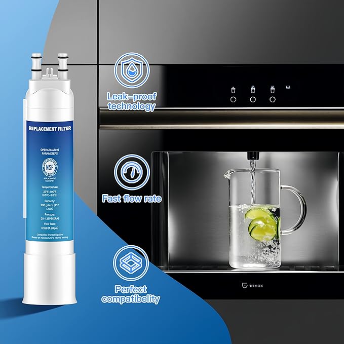 FPPWFU01 Water Filter Replacement,Compatible with frigidaire water filter, Electrolux EPPWFU01,PWF-1 PurePour PureAdvantage (2 Pack)