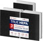 Vital 100-RF True HEPA Filter Set Compatible with LEVOIT Vital 100 Air Purifier Hepa + Activated Carbon Pre-Filter Replacement by LifeSupplyUSA (3-Pack)