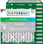 Filterbuy 10x10x2 Air Filter MERV 8 Essential Dust & Allergy Defense (12-Pack), Electrostatic Pleated HVAC AC Furnace Filters Replacement, Made in USA (Actual Size: 9.50 x 9.50 x 1.75)