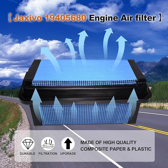 19405680 Engine Air filter Compatible with 2019-2025 International CV515 and CV Series Truck 6.6L V8,for 2019-2025 Silverado 4500/5500/6500 6.6L V8 Diesel,Replace 2518540C1,P643133