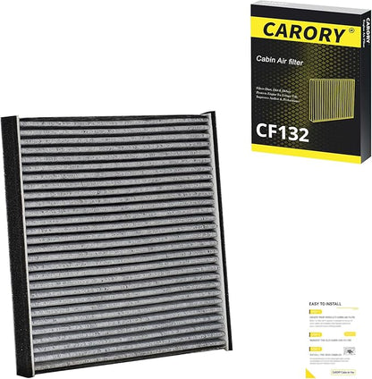 Cabin Air Filter w/Activated Carbon for Toyota Camry (2002-2006), Sienna (2004-2010), Avalon (2000-2004), Lexus RX350 (2007-2009), ES330 (2004-2006), OE# 87139-06030, YZZ05, CF10132