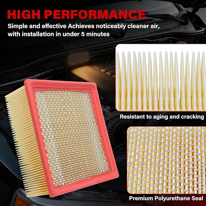 Filter Element Compatible with Dodge Ram 2500/3500/4500/5500 2019-2024 6.7L. Replace 68436631AA, 68157291AA, 53034051AB, 05083285AA, 68406048AA, Fuel Filter, Air/Oil Filter, Fuel Water Separator