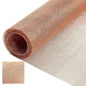 Zonon 90% Pure Copper Mesh Screen 36 Inch x 5 ft, 16x16 Mesh Copper Roll Wire Fabric 0.25 mm Wire Diameter Conductive Metal Dense Filter Screen Woven for Lab Faraday Cage Rodent Control Window Craft