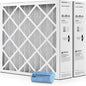 16x20x4 Air Filter Replacement MERV 11, FC100A1003 Pleated HVAC AC Furnace Filters with Wholesalehome Cleaning Cloth, 2-Pack (Actual Size: 15.94 x 19.75 x 4.38 Inches)