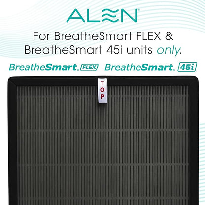 Alen 45i & Flex Replacement Air Filter, Pure Filter, B4-Pure H13 True HEPA Filter for BreatheSmart Air Purifier - Captures Dust