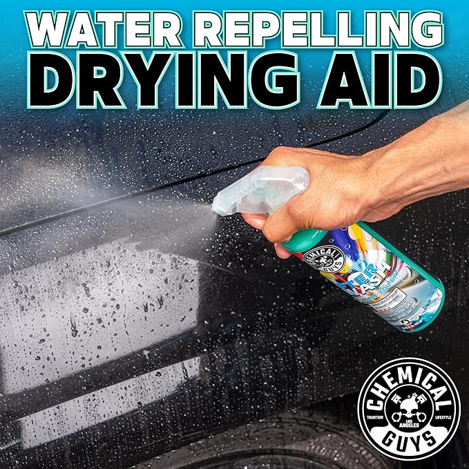 Chemical Guys Car Cleaning Kit, Complete Car Wash Kit with Soap, Wash Bucket, 3-16 oz Car Care Cleaners, Interior and Exterior Cleaning Essentials, 8 Item Detailing Set