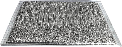 Air Filter Factory WB02X10700 Stove Vent Combo Filter Replacement For GE Range Hood Grease Mesh Charcoal Carbon Kitchen Fan Filter 10.5" X 9" 2-Pack