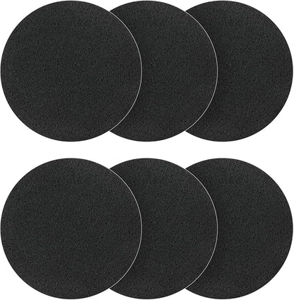 Charcoal Filters for Compost Bucket, 6 Pack Compost Bin Filter, 6.7 inch Compost Filters for Countertop Bin, Fits Most Kitchen Compost Bins, Long-Lasting Odor Elimination