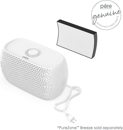 Pure Enrichment® Genuine 2-in-1 True HEPA Official Replacement Filter for The PureZone™ Breeze Tabletop Air Purifier (PECOMPAP)