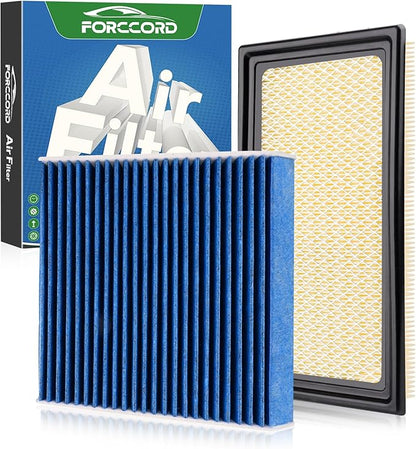 Cabin & Engine Air Filter Fit for Explorer 11-19, Flex 10-19, Fusion 10-12,Police Interceptor 14-18, Taurus 09-19, Lincoln MKS 10-16, MKT 10-19 Replacement CF11176 CA10242 Car Accessories