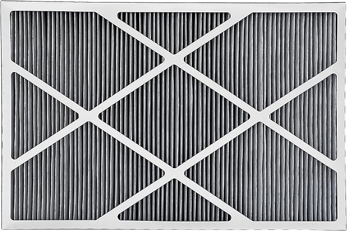 Lennox Healthy Climate Lennox X6672 16x25x5 Healthy Climate Carbon-Clean MERV 16 Filter Bundle with Same Day Supply Filter Change Reminder Magnet (2-Pack) 2 Count (Pack of 1)
