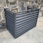 Freestanding Louvered Space Divider, outdoor garbage can enclosures, balcony air conditioning privacy cover, durable, noise reduction, suitable for gardens, balconies, walls, courtyards ( Color : THRE
