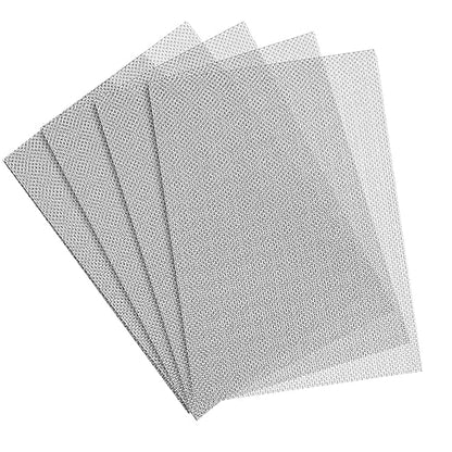 Stainless Steel Wire Mesh Screen 4Pcs Anti-Rusted Air Vent Mesh 8.4"X12"(210 x 300mm) for DIY Projects, Vent, Cage, Garden, Window, Filter
