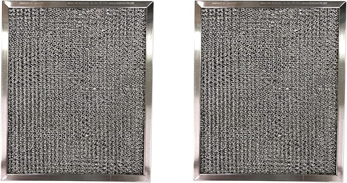 Replacement Aluminum Filters Compatible with Air Care AC-1260, AC-1270, AC-1290, AC-1400, Aubrey 109, 175, 209, 221, 224, 229, Broan 99010181, BP10, BP56,GC-7503,RCP0801-8 X 9-1/2 X 3/8 (2-Pack)