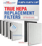 Vital 100-RF True HEPA Filter Set Compatible with LEVOIT Vital 100 Air Purifier Hepa + Activated Carbon Pre-Filter Replacement by LifeSupplyUSA (5-Pack)