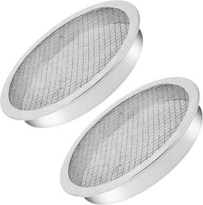 ANTOBLE Rain Barrel Screen, 6 Inch Ultra Fine Mesh Aluminum Rain Barrel Top Screen Filter Rainwater Collection DIY Rain Barrel Diverter Kit - Keep Mosquitos and Debris Out of Rain Barrel (2 Pack)