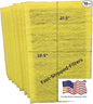 Fast-Shipped-Filters 10 Pack 12x30 Replacement Filter Pads Compatible with MicroPower Guard One Hour Air Cleaner Refill Yellow (10, Yellow, 12x30)