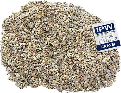 IPW Industries Water Softener Gravel - Garnet Filter Bed Media for Filter Tanks, Water Conditioners, and Water Softeners - Pure Filtration Grade Bedding Perfect for Backwashing Tanks (15 Lbs)