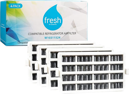 Fresh W10311524 Refrigerator Air Filter Replacement for Whirlpool, W10311524, AIR1, Maytag, Kitchenaid and Jenn-Air, FreshFlow Air Filter (4 Pack) - Whirlpool Replacement Air Filter by Mist.