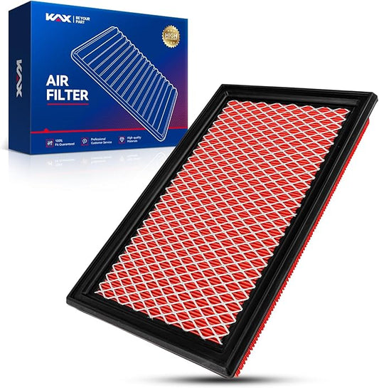 KAX Premium Engine Air Filter, GAF025 (CA4309) Replacement for Murano, Maxima, Pathfinder, QX60, G35 FX35, Altima, Impreza, Filter with Longer Life, Protect and Improve Engine Performance